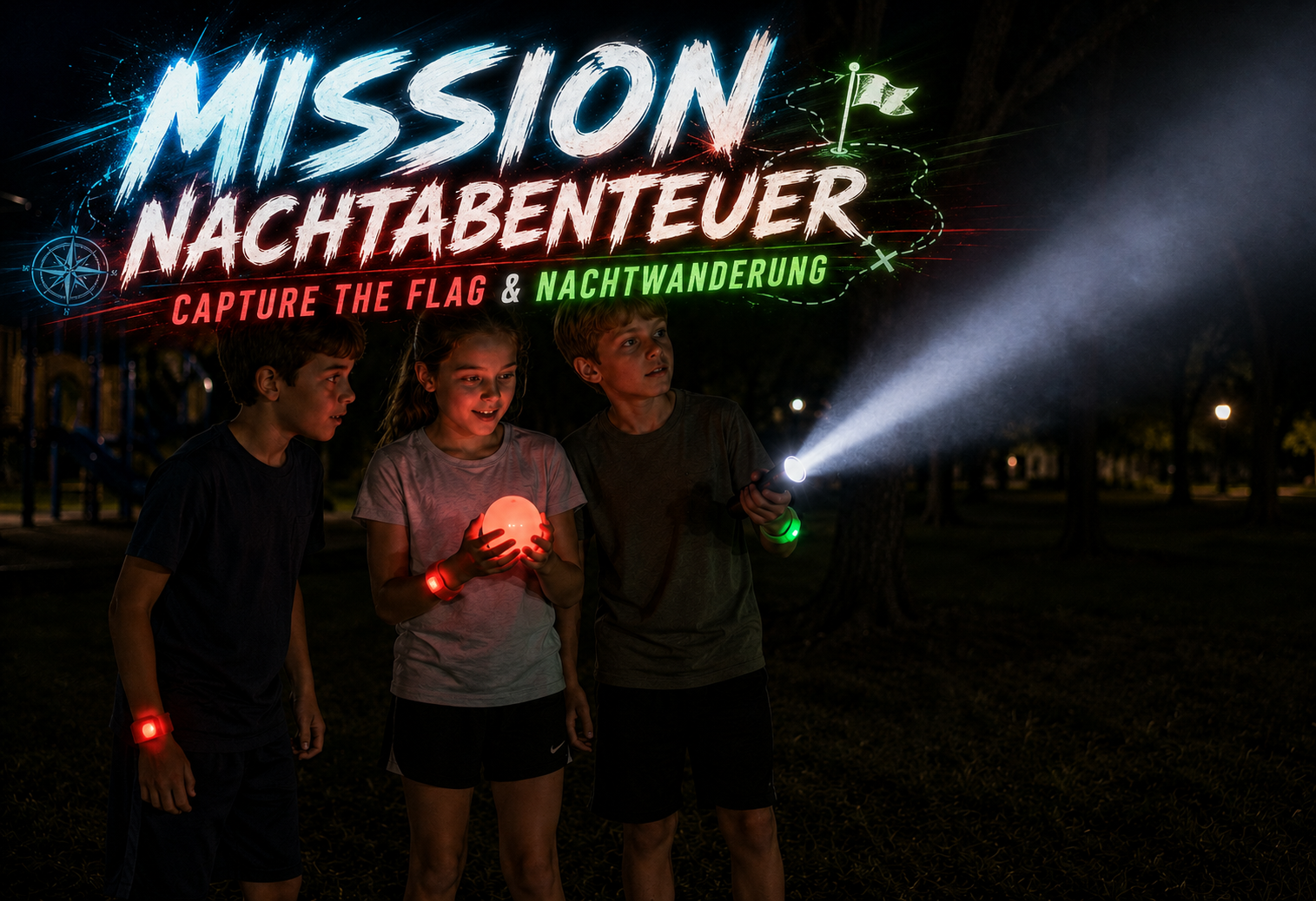 "Capture-the-Flag" Nachtwanderung in Stuttgart und Umgebung