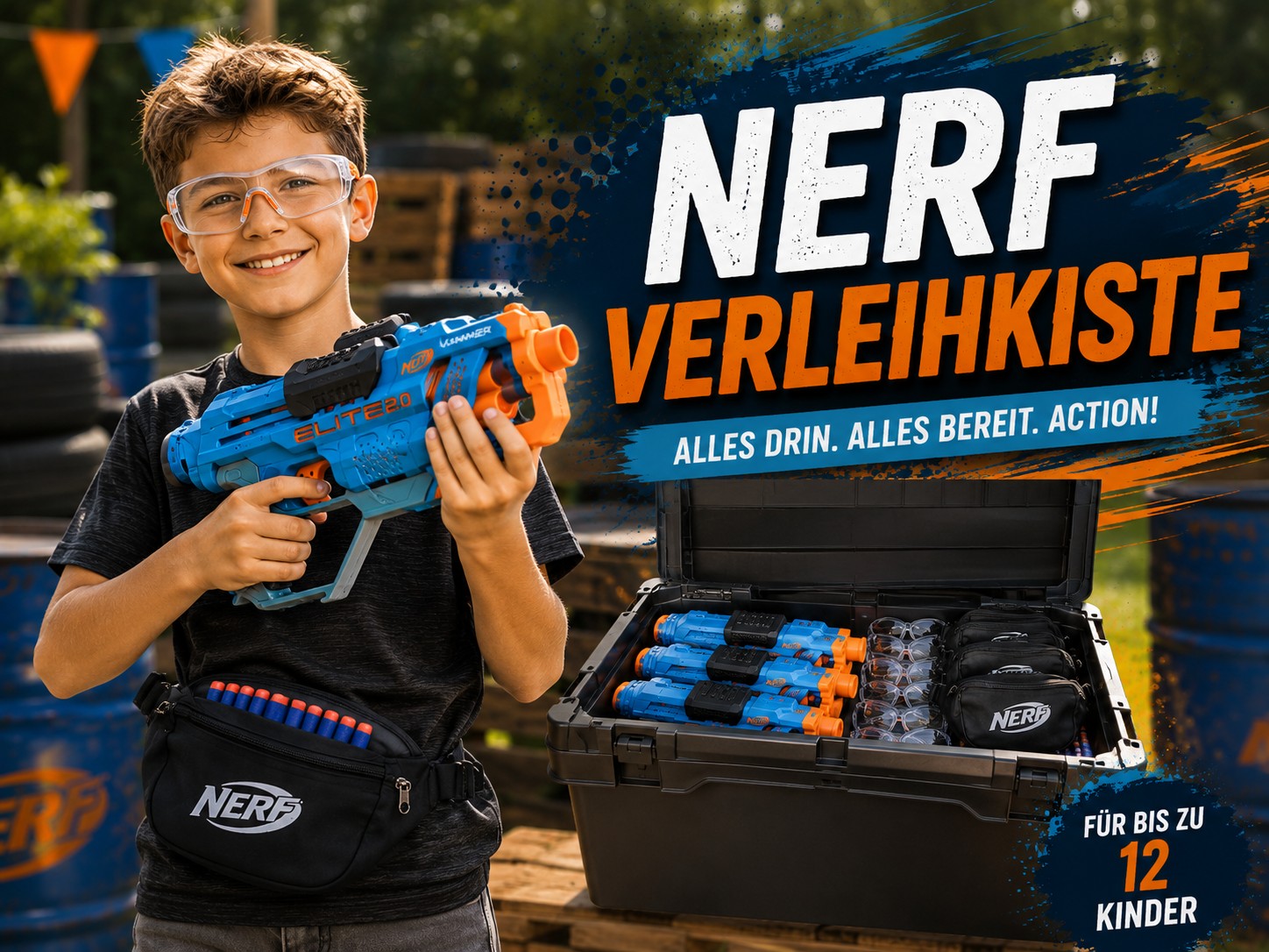 NERF-Schlacht in Nürnberg und Umgebung